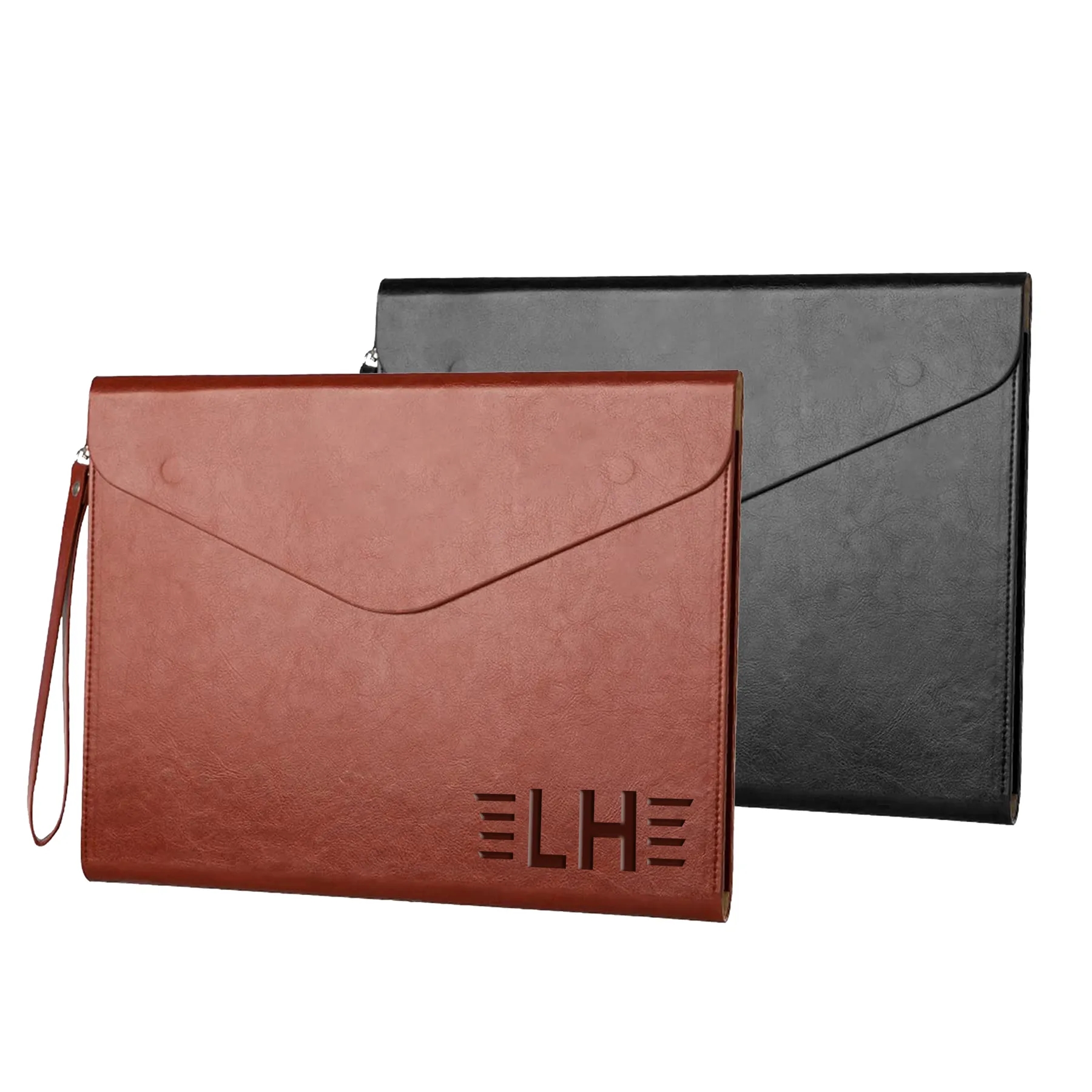 PU Leather A4 File Folder with Invisible Magnetic 3