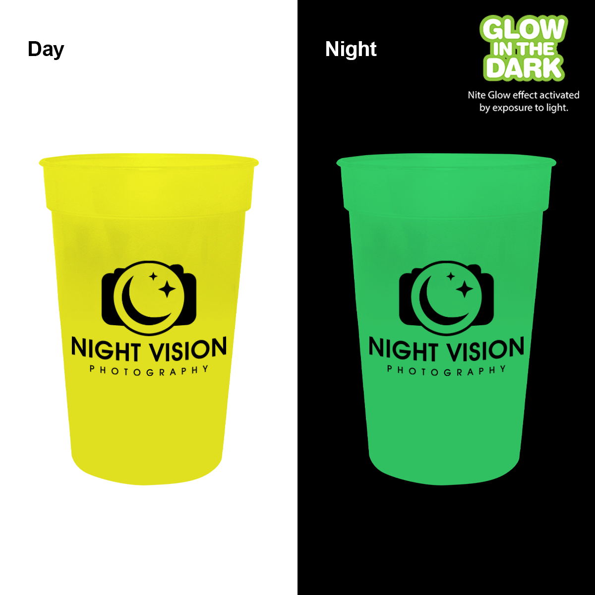 17 oz. Nite Glow Stadium Cup 1