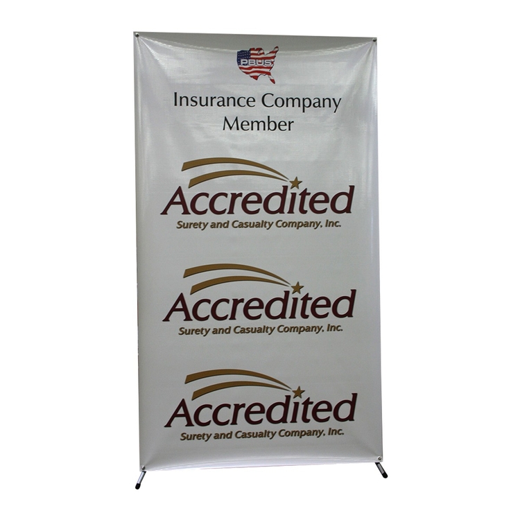 X-Banner Replacement Graphic, - 34.75"W x 86"HVinyl for 36.5"W x 89.5"H 4