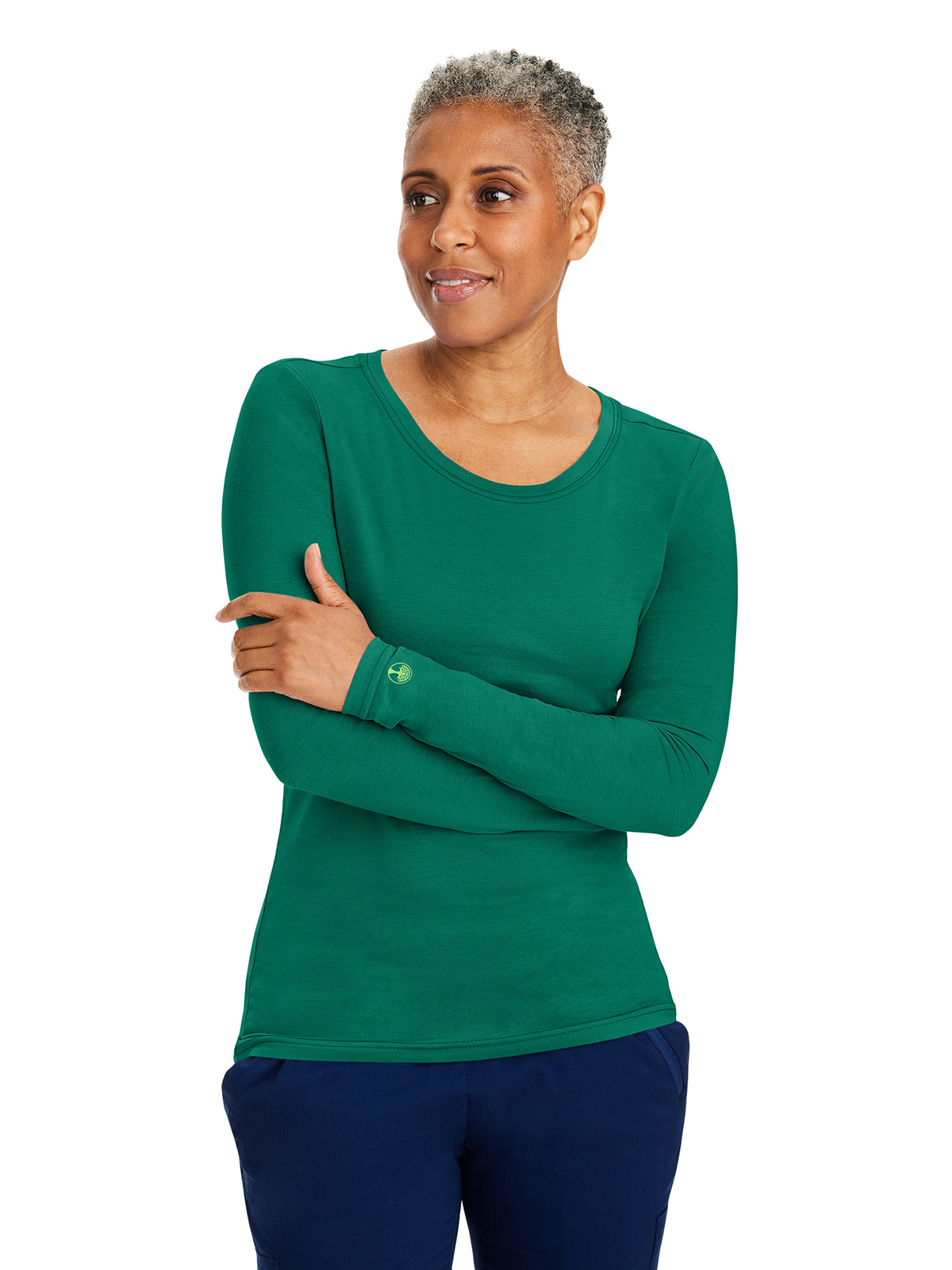 Healing Hands - HH Knits - Women's Pocketless Melissa Long Sleeve Underscrub Tee 24