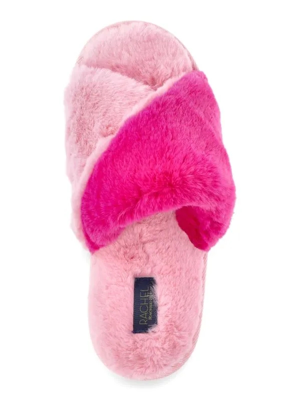 Chic Women's Two Toned Crossband Slippers 7