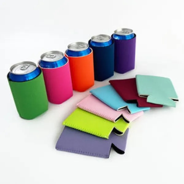Wholesale 3mm Neoprene Multi-colored Blank Beer Can Cooler 2