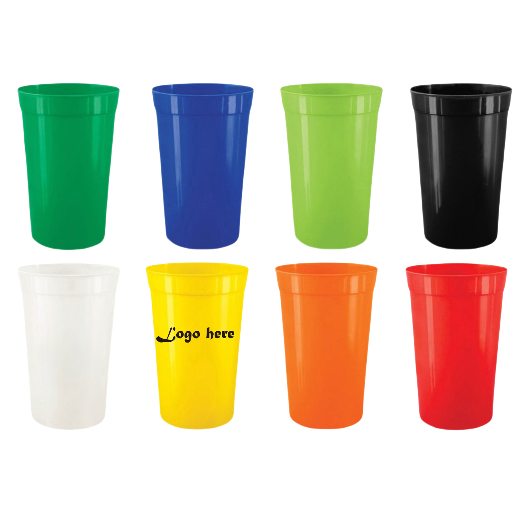 9oz Stadium Reusable Plastic Party Cups MOQ20 1