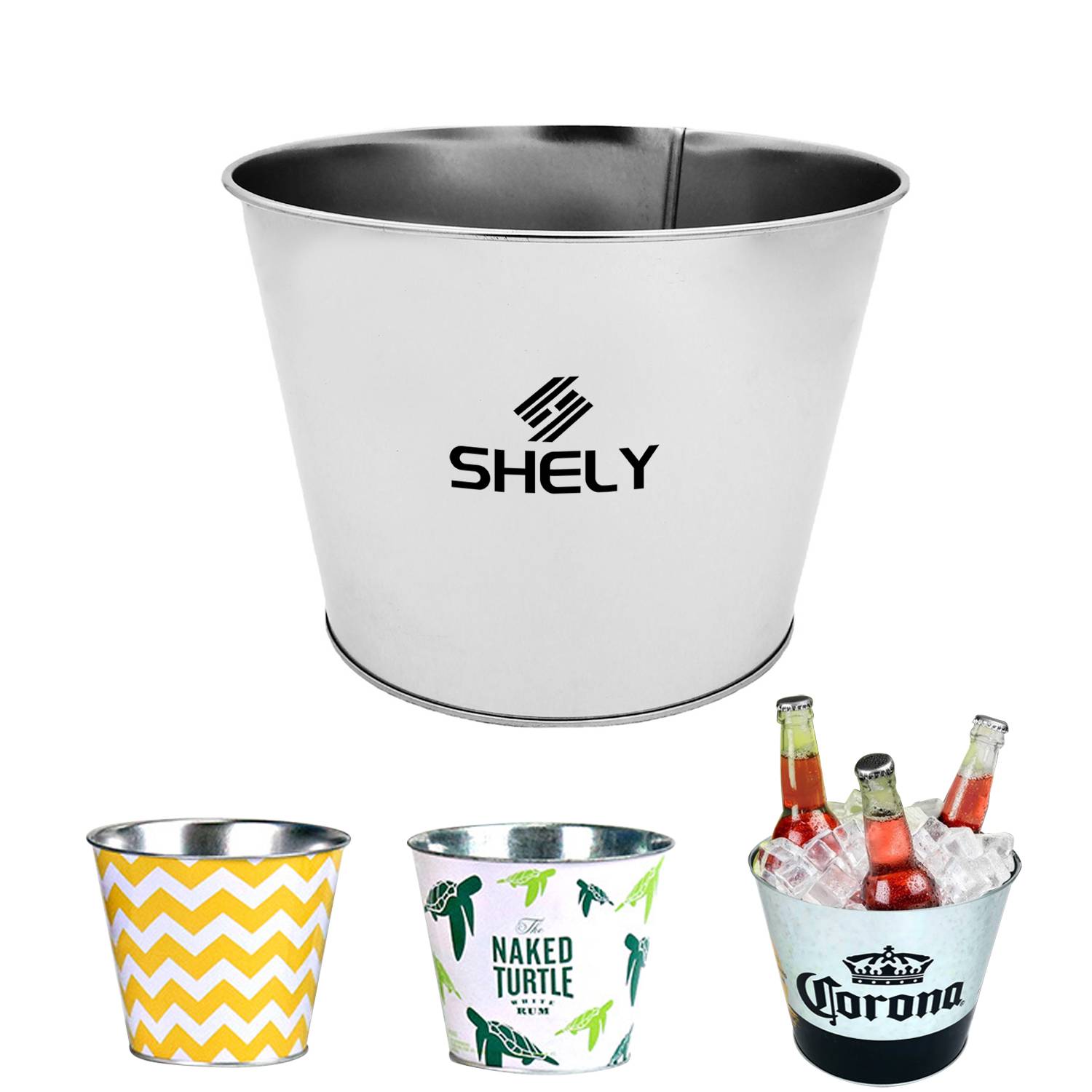 Tinplate Beer Ice Bucket 5