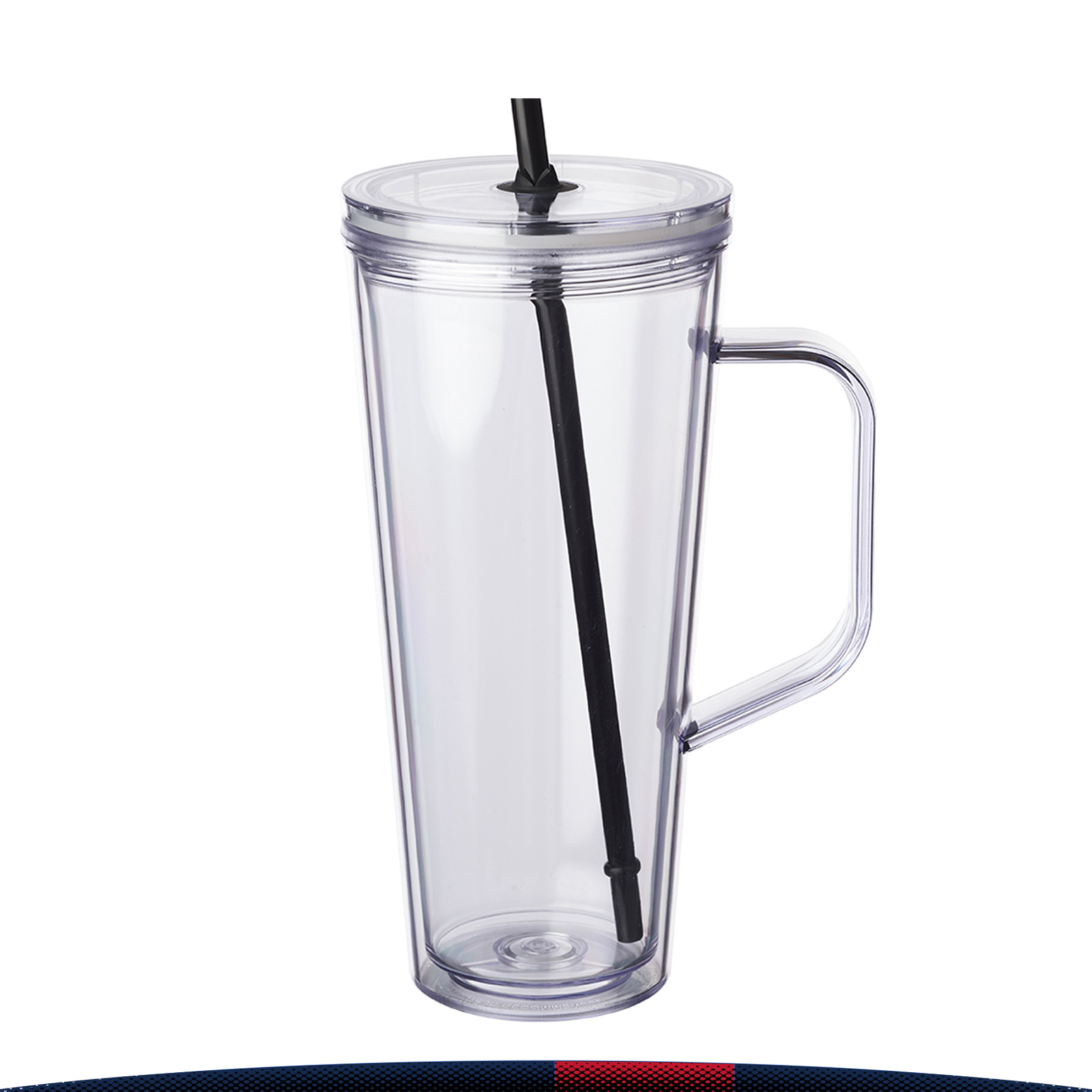 24 oz. Moriel Plastic Tumbler with Handle 2