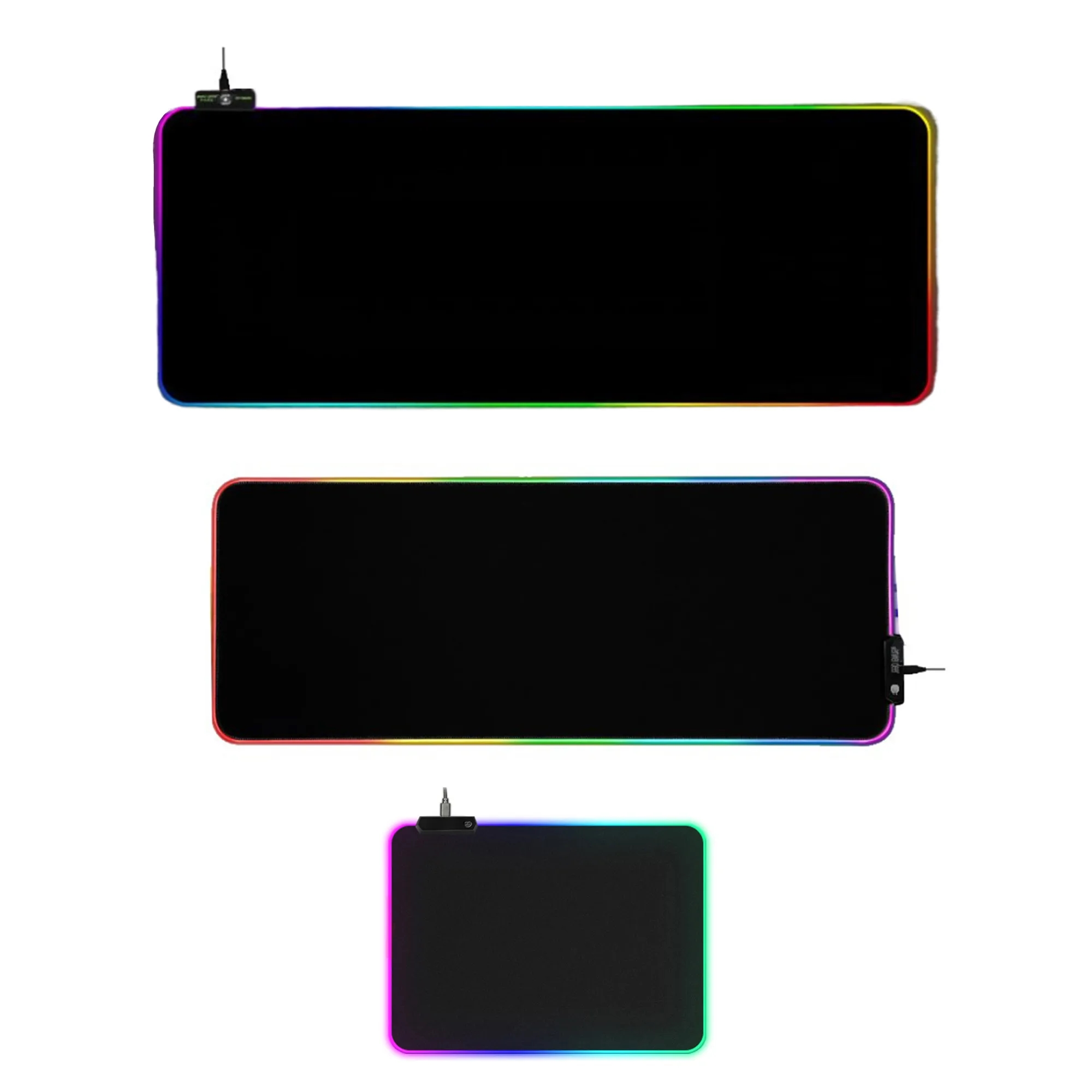MOQ10 3mm Thick RGB LED Gaming Mouse Pad 4