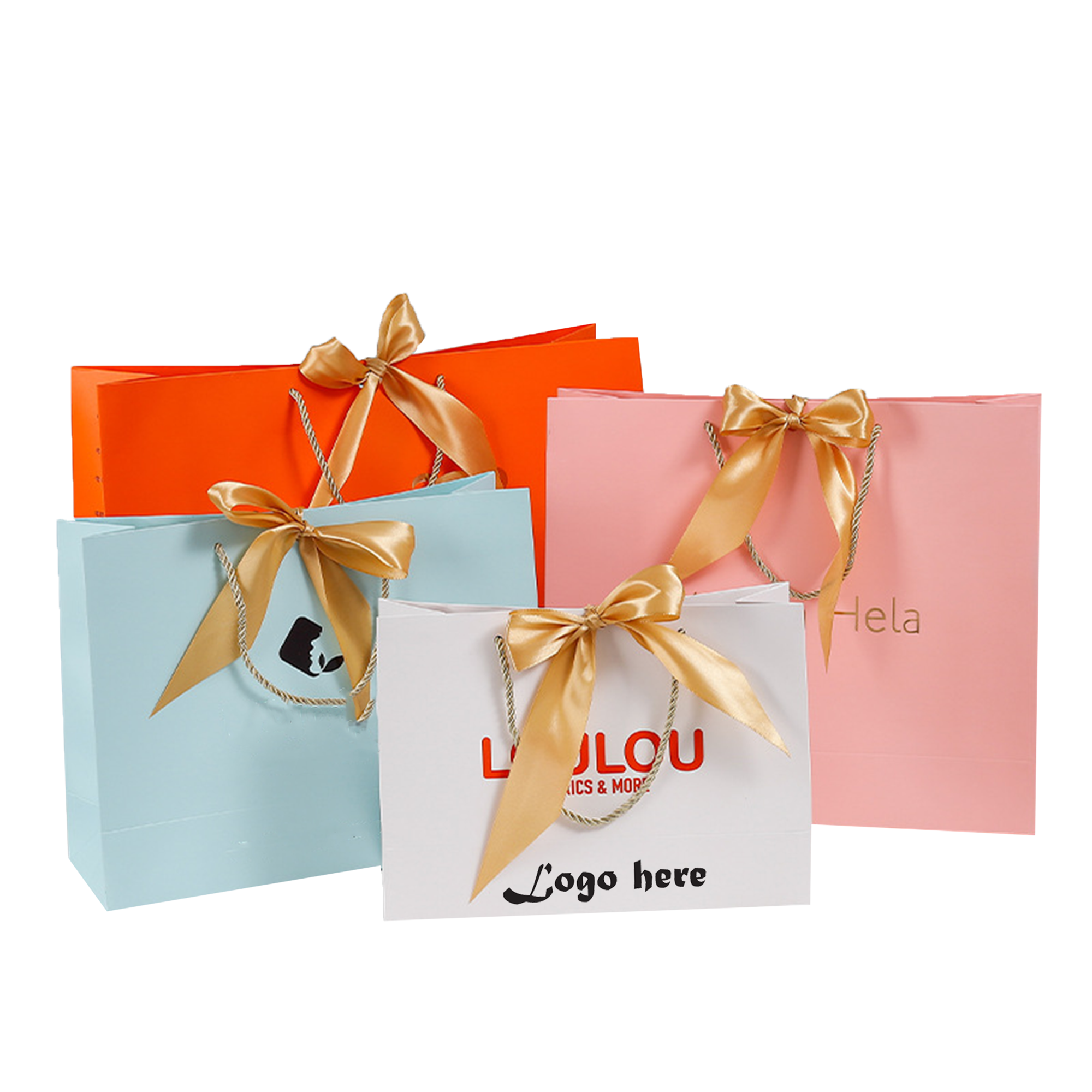 Customized Bow Gift Bag 4
