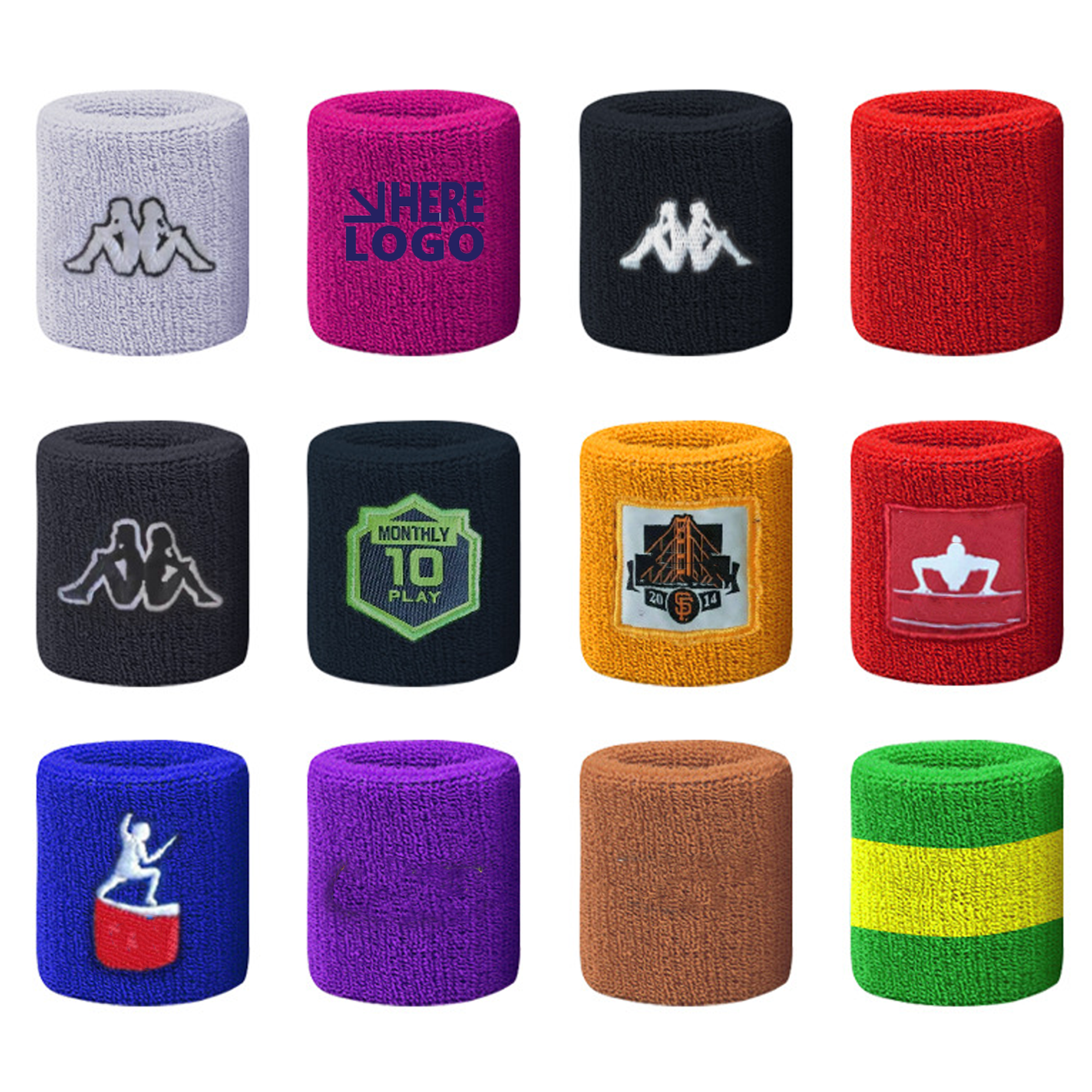 Sports Knitted Sweat-Absorbent Wristband 2
