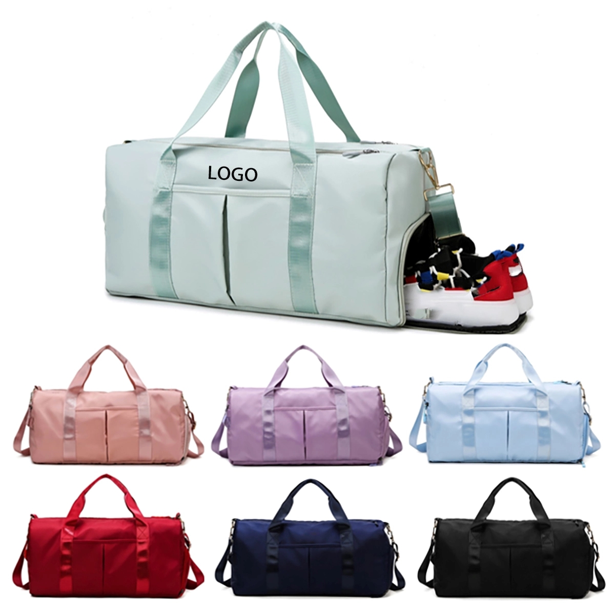 Gym Duffle Bag Dry Wet Separated Gym Bag 4