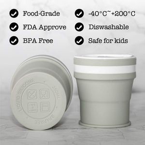 350ml Silicone Collapsible Cup 25