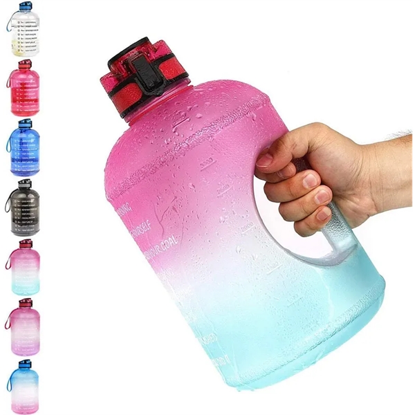 Large 1 Gallon Motivational Water Bottle