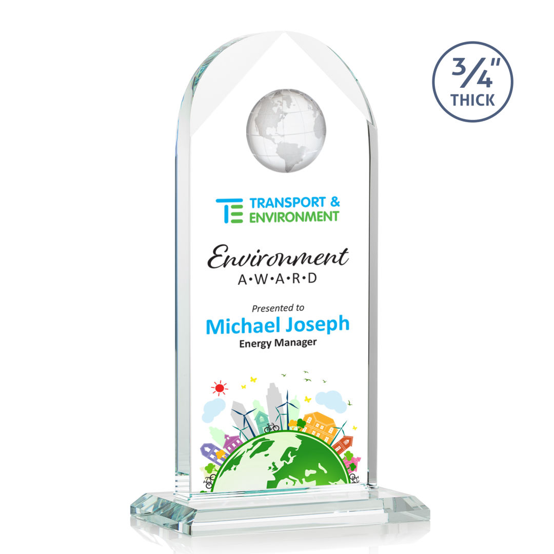 Blake Globe VividPrint™ Award - Starfire 10