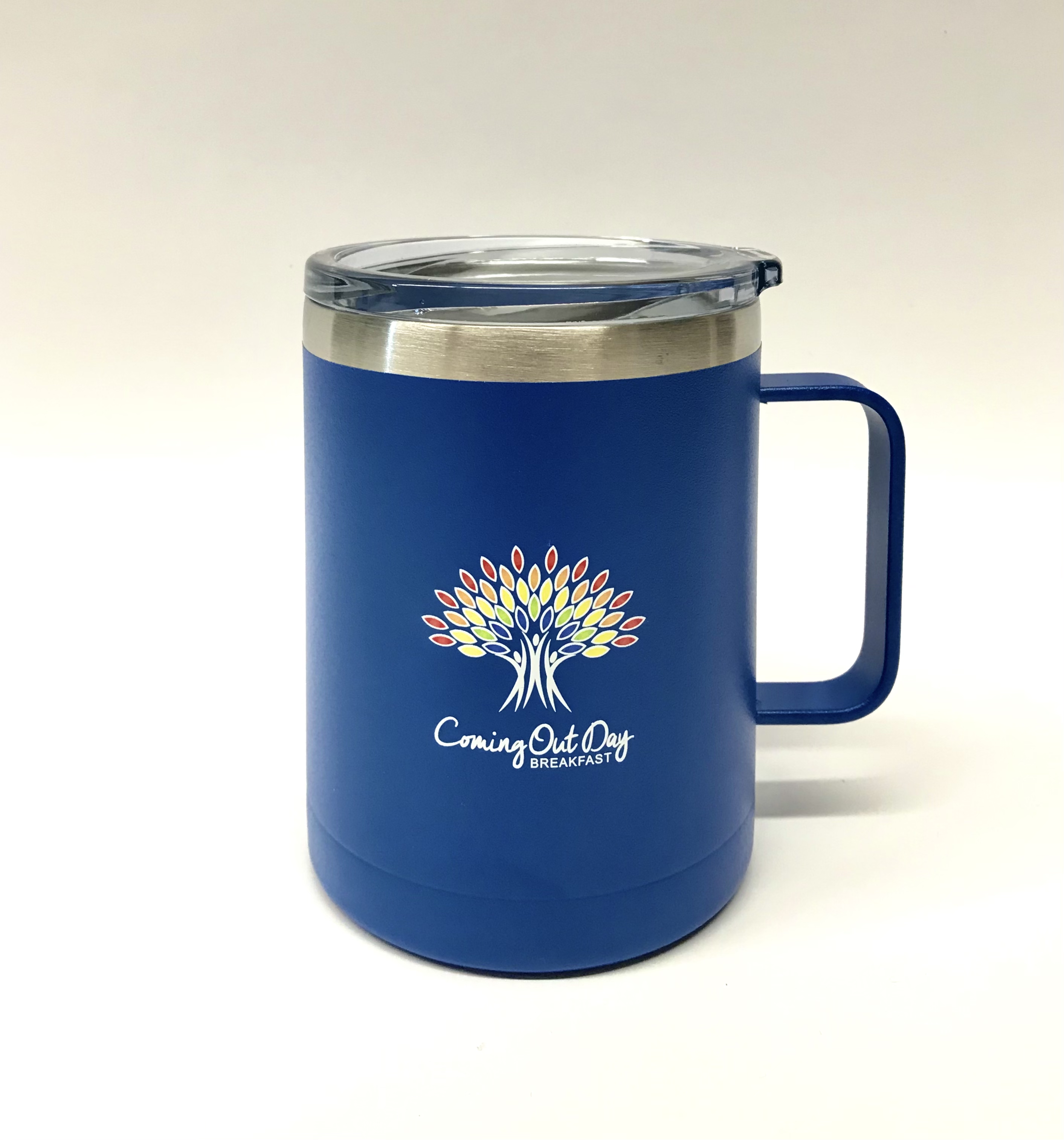Endura 14oz Double Wall Mug with SS Outer, Plastic Liner and Handle with Ringneck 23