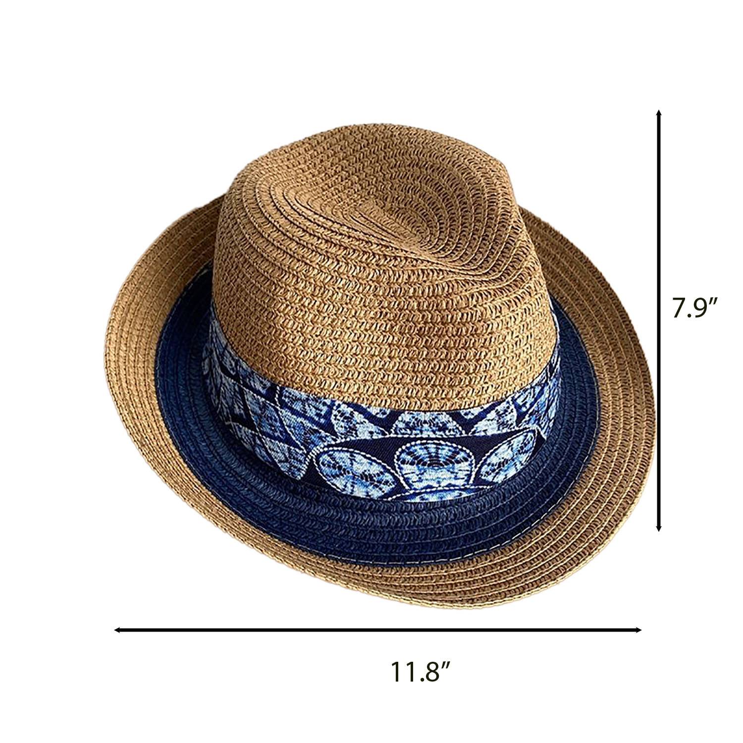 Ethnic style straw hat 4