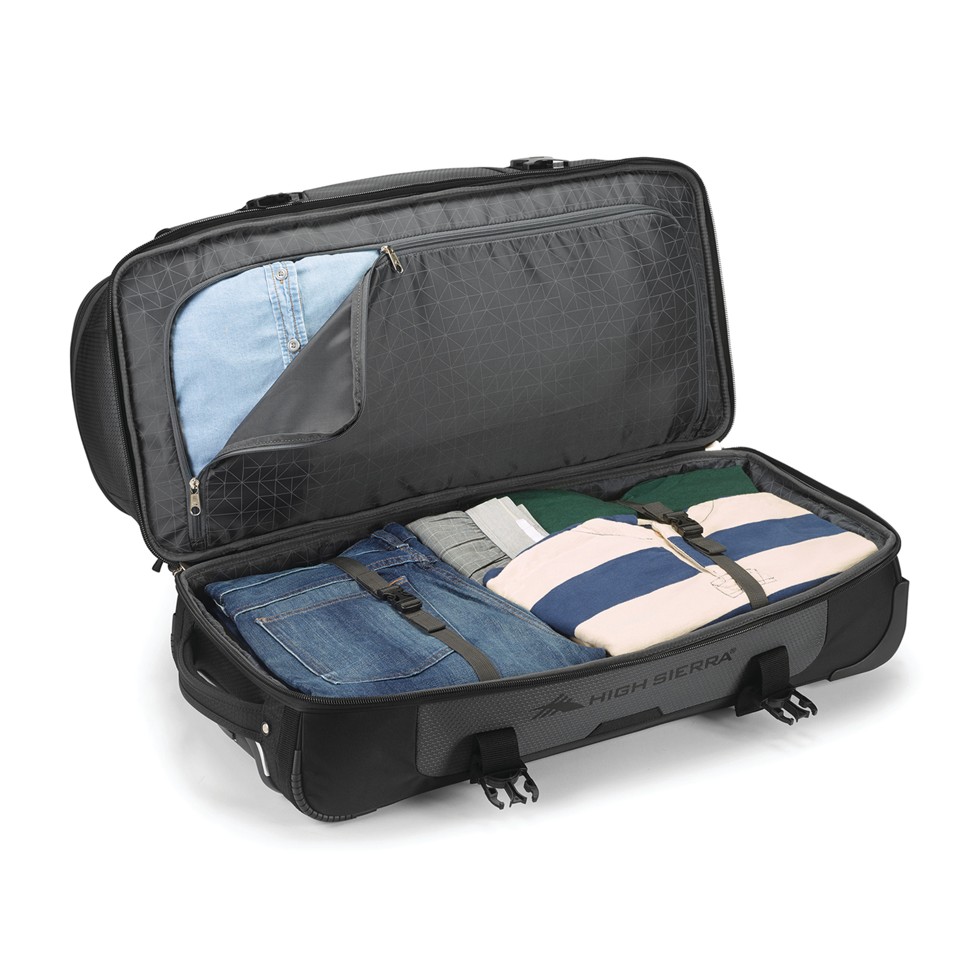 High Sierra® Fairlead 22" Drop Bottom Wheeled Duffel 9