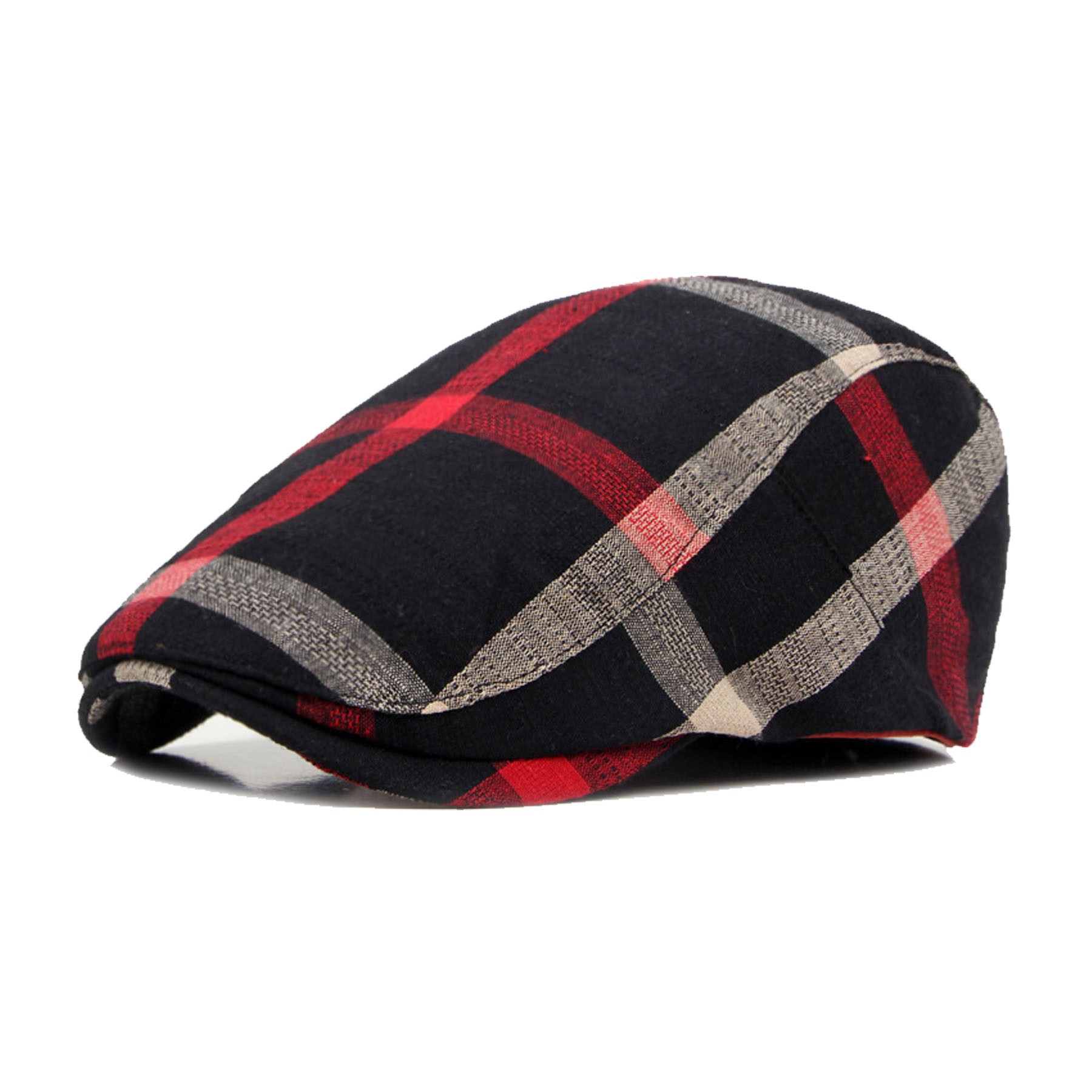 American Vintage Plaid Style Gatsby Hats 6