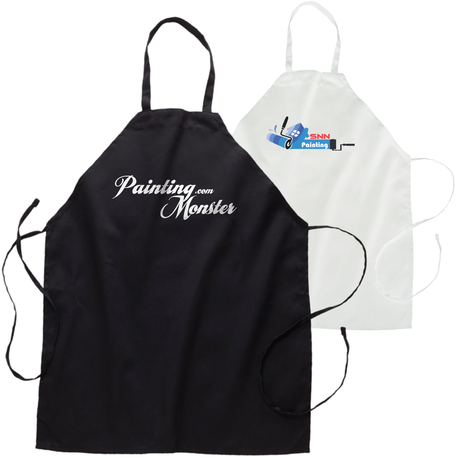 Large Print Wide Bib Butcher Apron USA Decorated (28" x 34") 3
