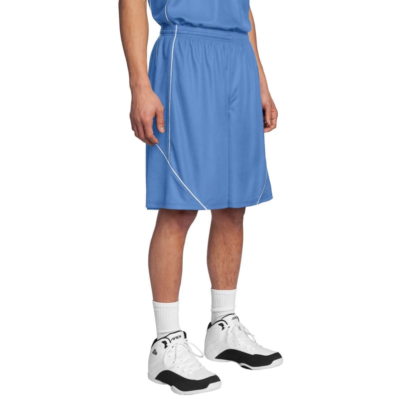 Sport-Tek PosiCharge Mesh Reversible Spliced Short. 12