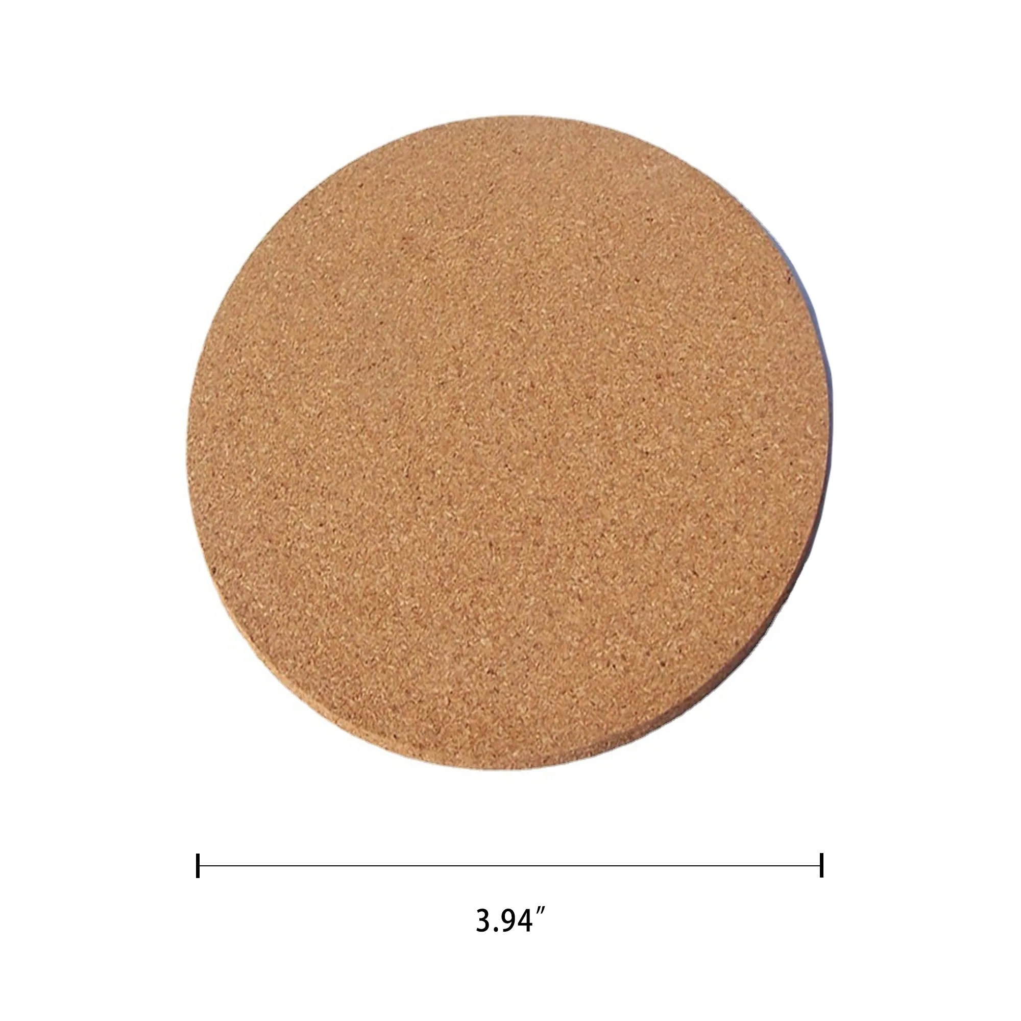 Round Absorbent Cork Coaster 3