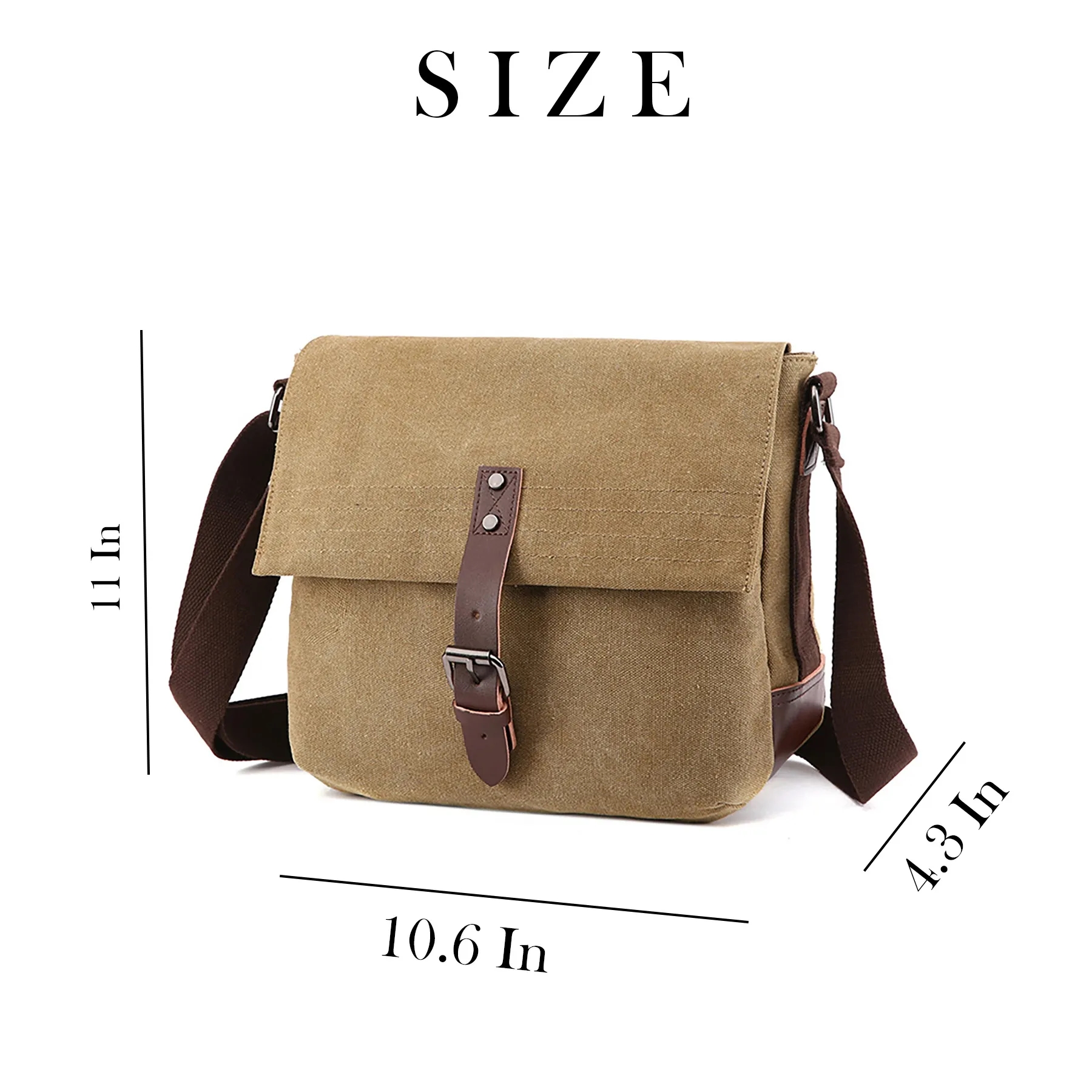 Canvas Shoulder Crossbody Bag 4