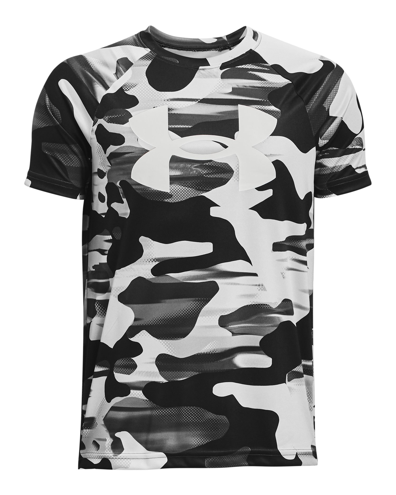 UA Tech Big Logo Printed Boys' Short Sleeve 24