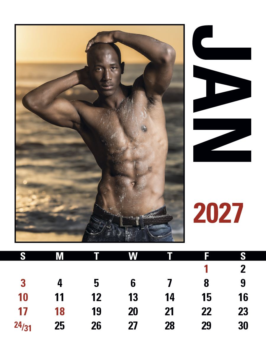 Triumph® Calendars Press-N-Stick Male Call Calendar 44