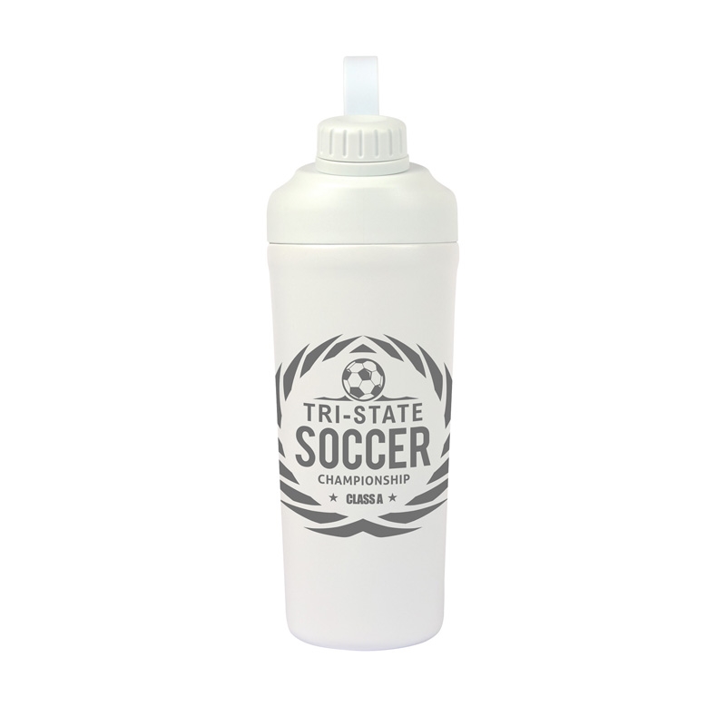 Longden 26 oz. Double Wall, Stainless Steel Shaker Bottle 8