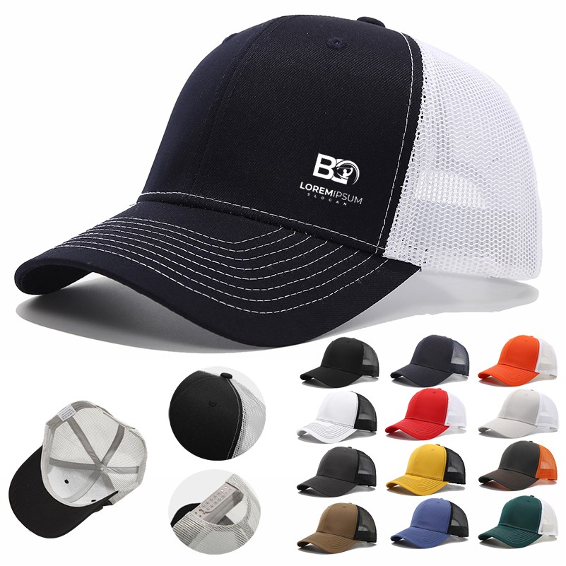 Structured Plain Richardson Baseball Cap Trucker Hats for Men 1