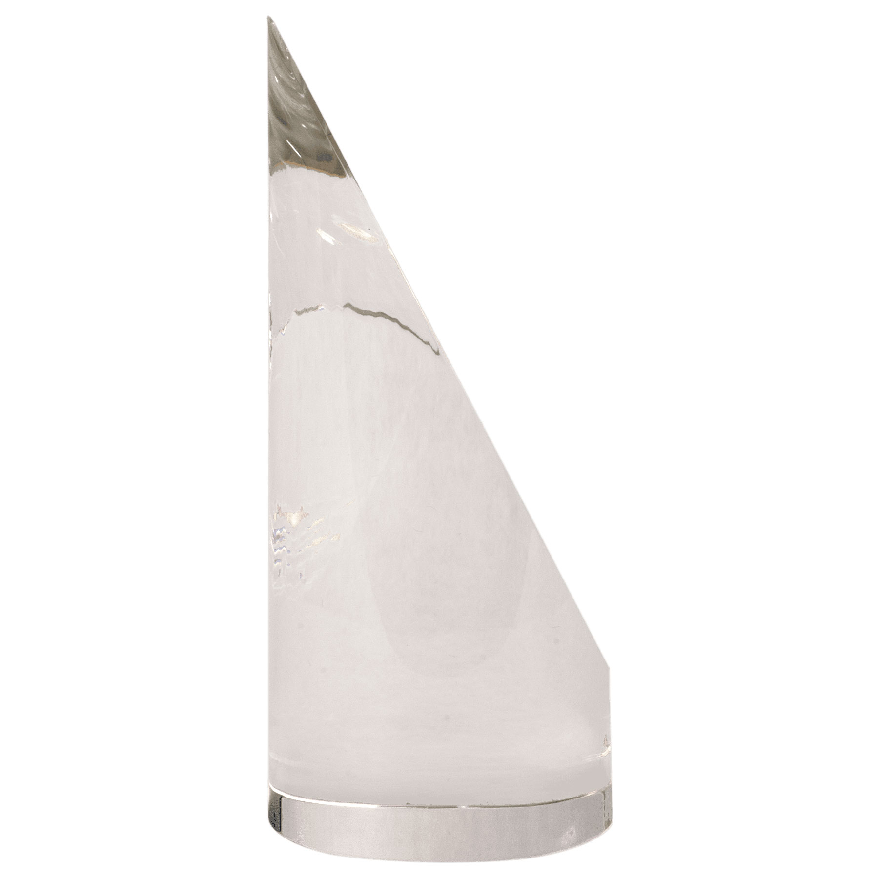 5 1/2" Crystal Cylinder Award 1