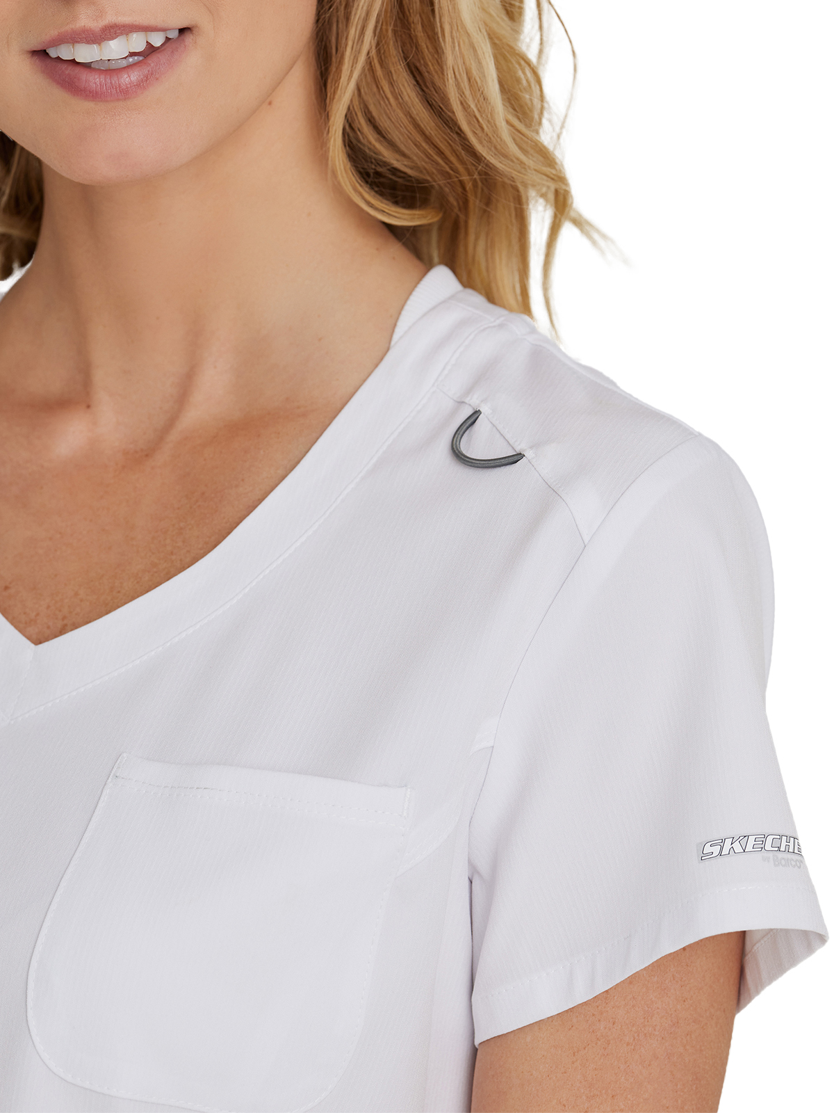 Skechers - Women's One-Pocket V-Neck Dignity Tuck-In Scrub Top 42