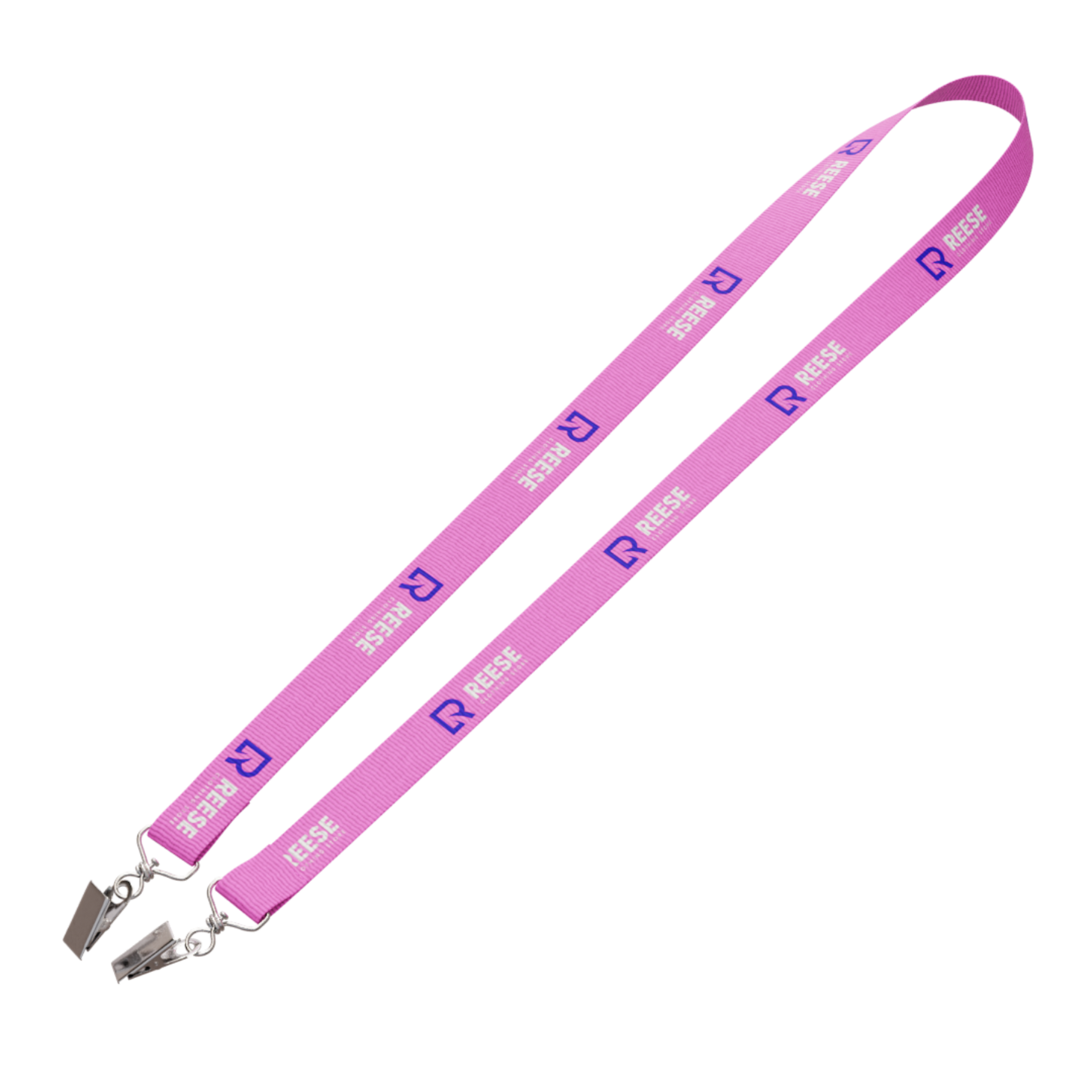 Open Ended Lanyard 36" x 3/4" with 2 Swivel Bull Dog Clips 37
