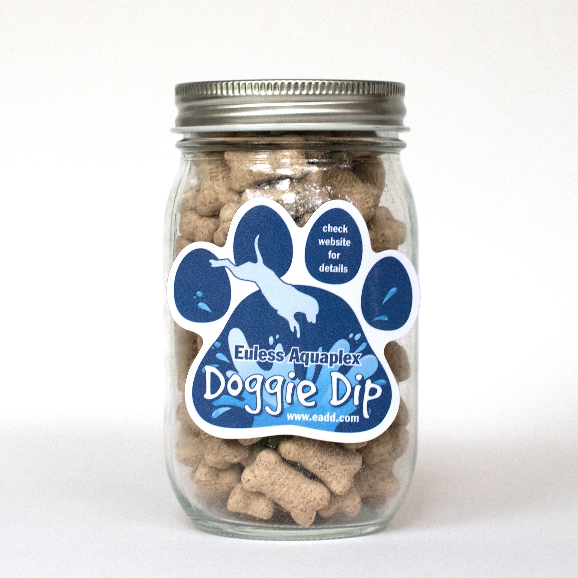 Pint Jar with Paw Magnet Pet Fill 3