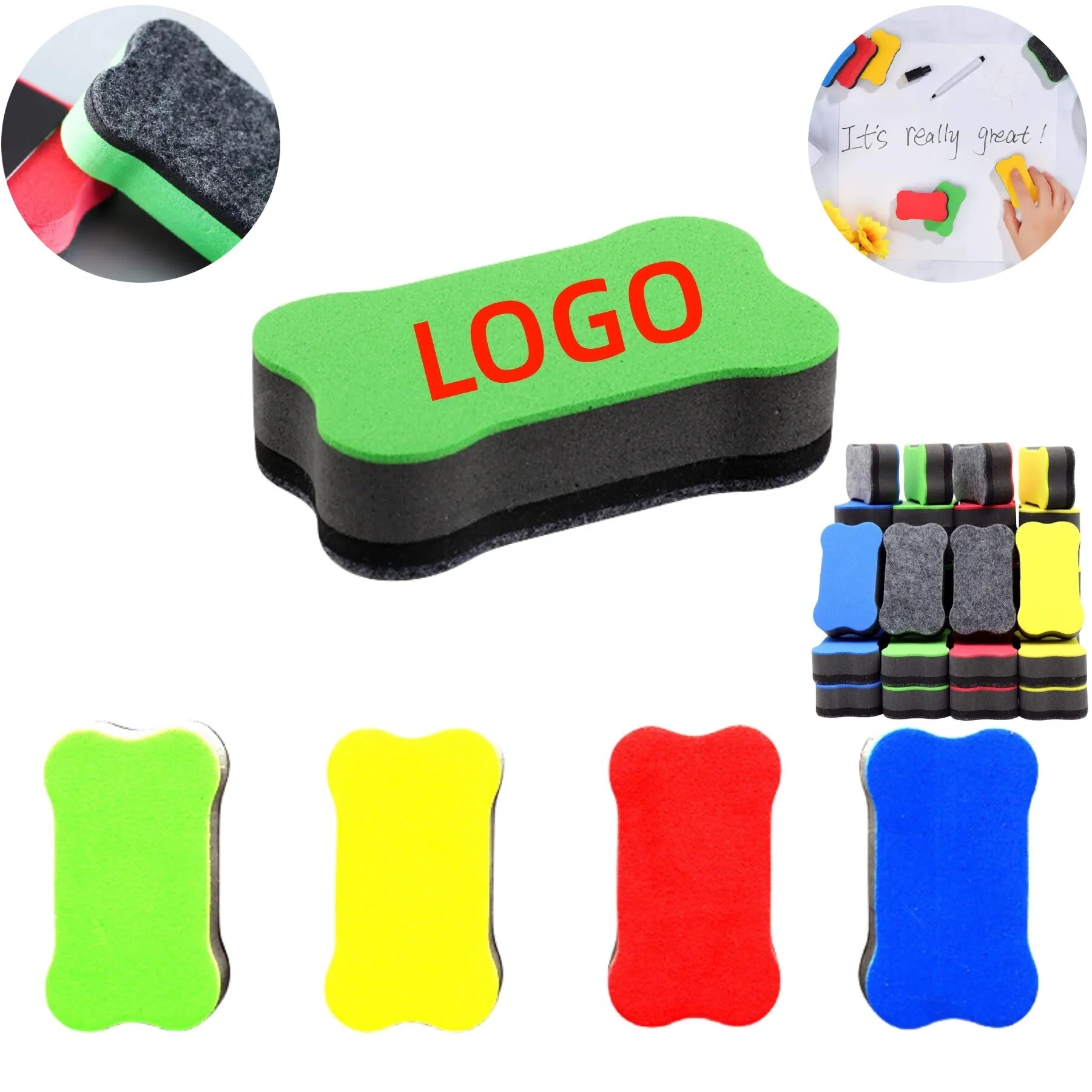 Magnetic White/Blackboard Eraser 6