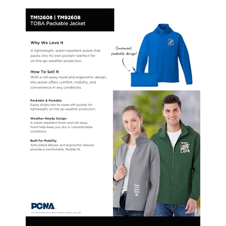 Women's TOBA Packable Jacket 60