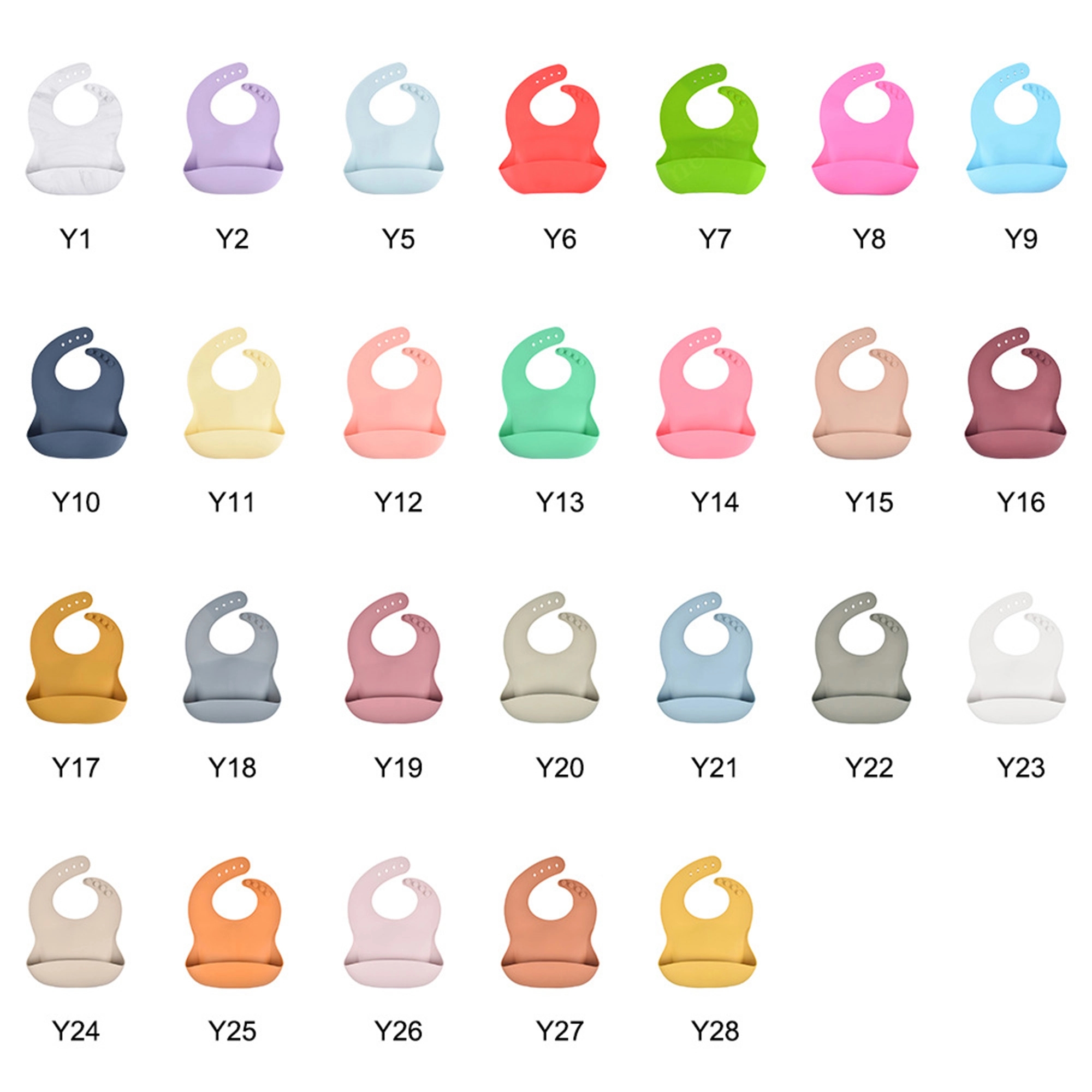 Silicone Bibs for Babies MOQ 50 PCS 4