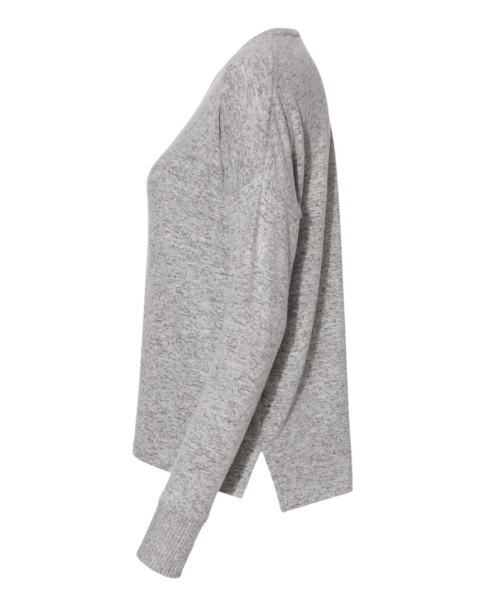 Women's Cuddle Fleece Boxy Crewneck Pullover - L06 41