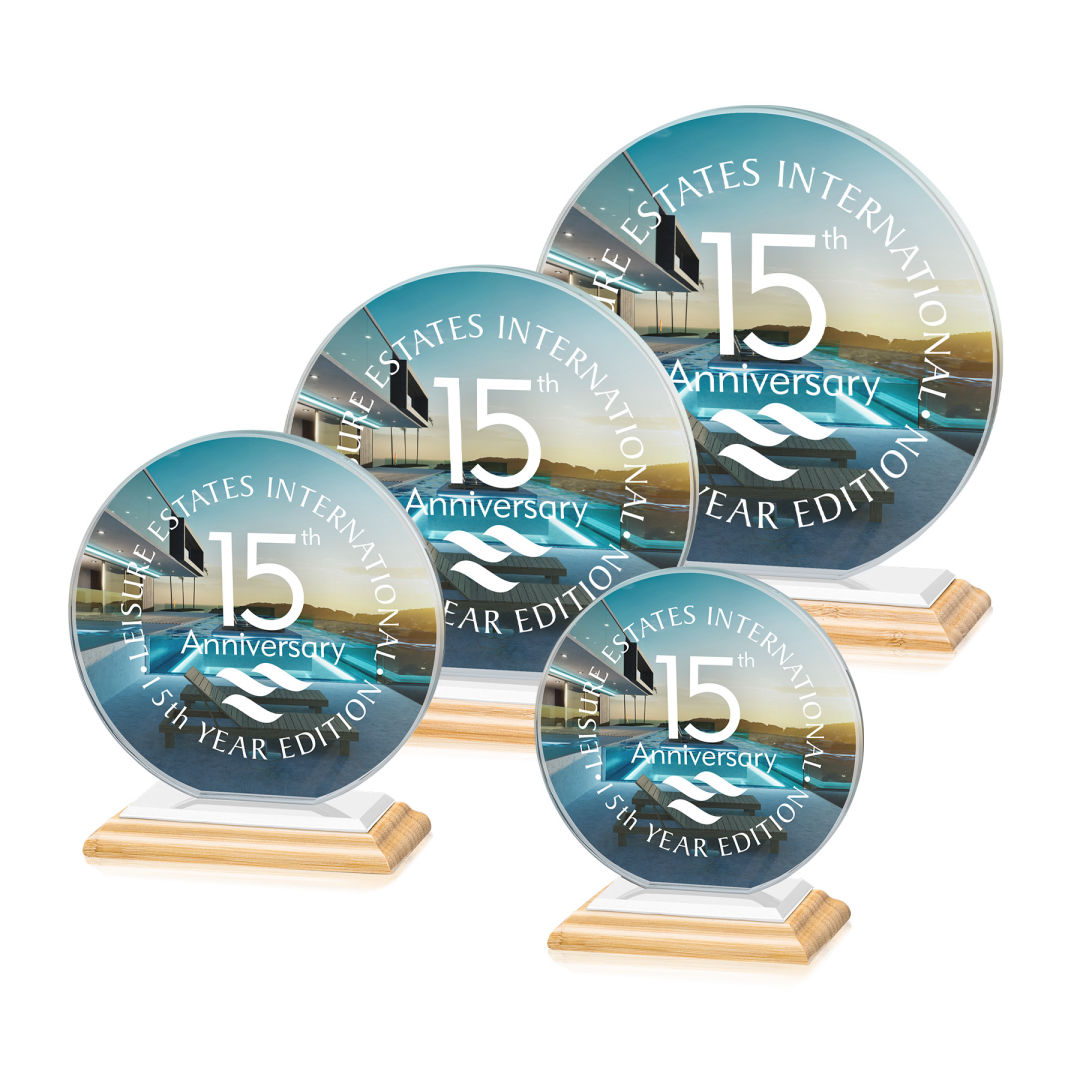 Victoria VividPrint™ Award - Bamboo/White