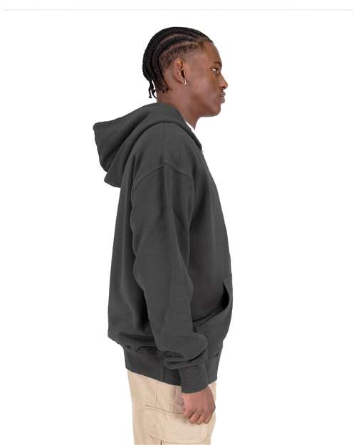 Unisex Max Heavy Garment-Dyed Double-Zip Hoodie Sweatshirt - SHGDZ 9