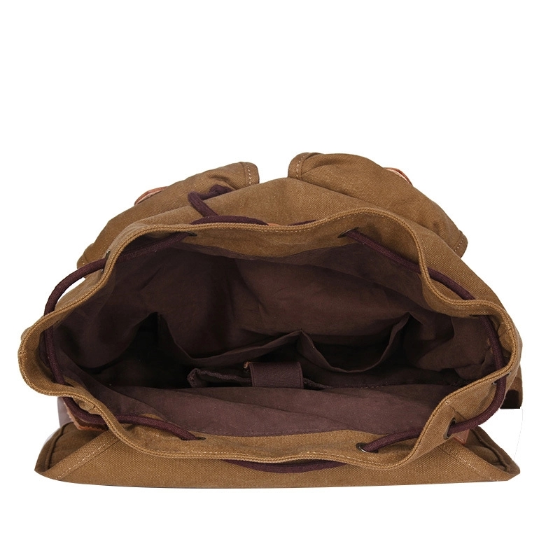 Dual Pocket Drawstring  Backpack 3