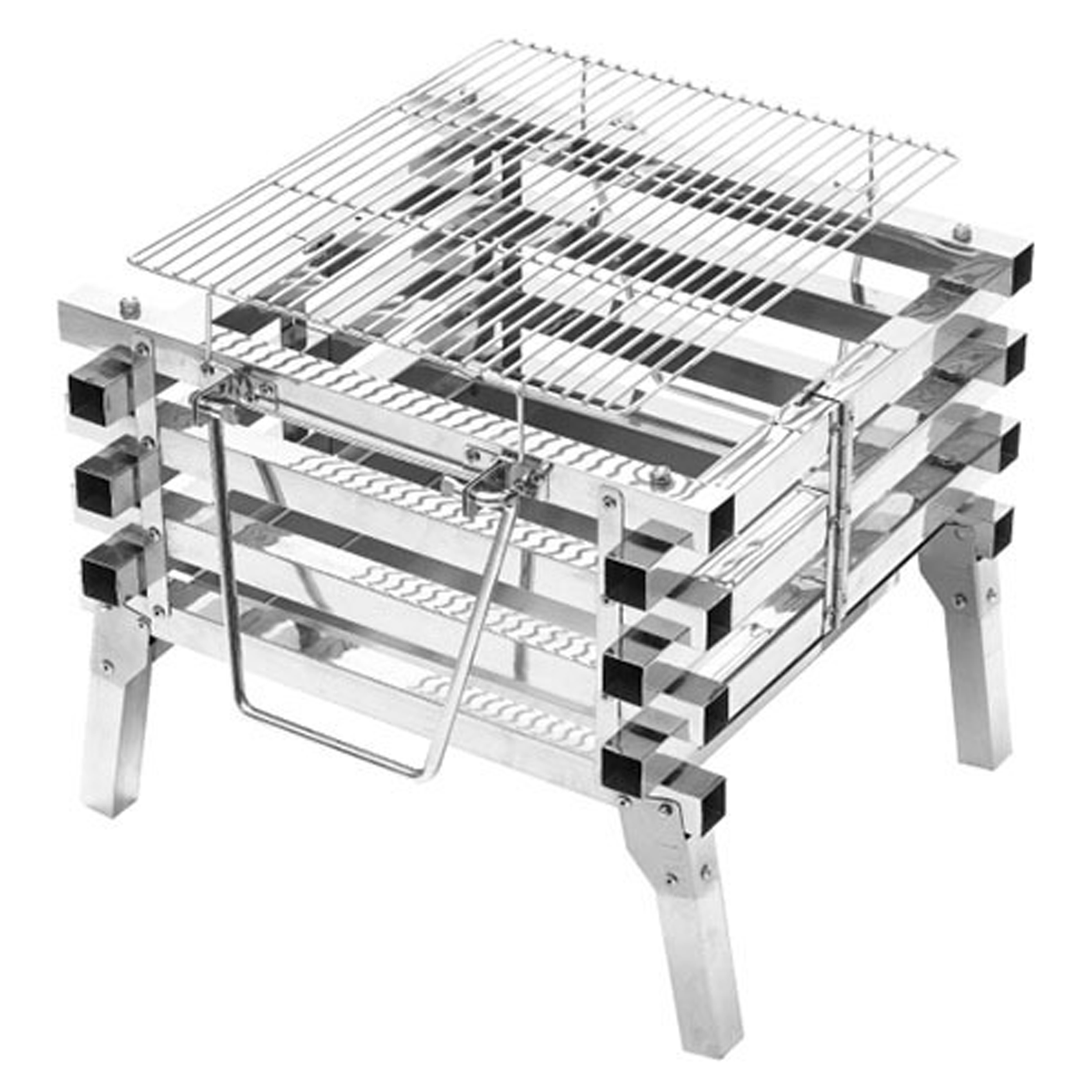 Stainless Steel Portable Folding Barbecue Grill 4