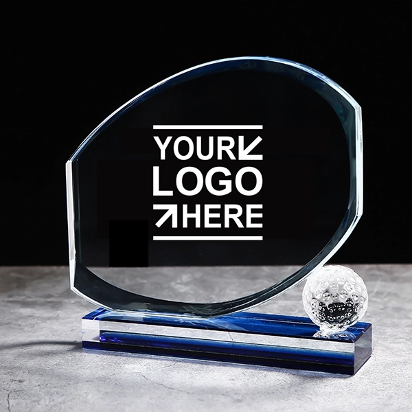Hole in one golf crystal awards 3