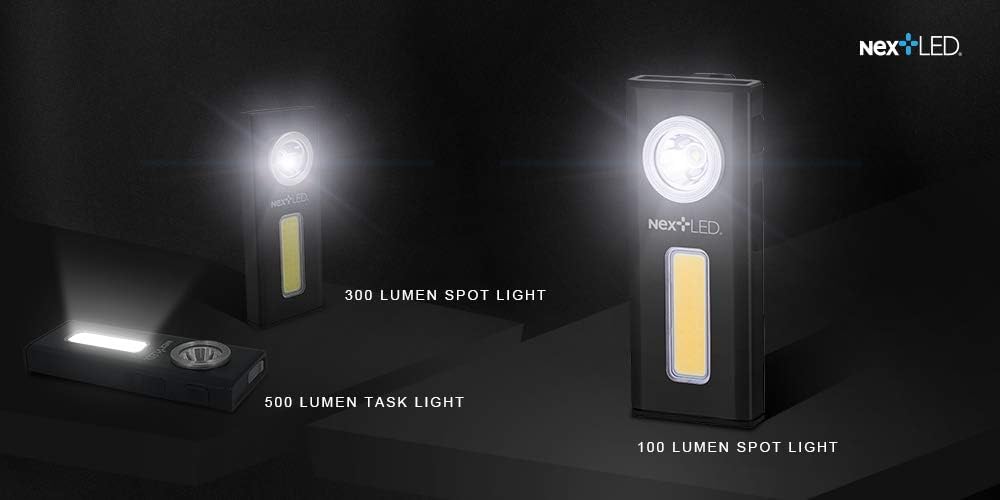 NextLED 500 Lumen Pocket Size Cordless Task Light with Power Bank & Magnetic Base 9