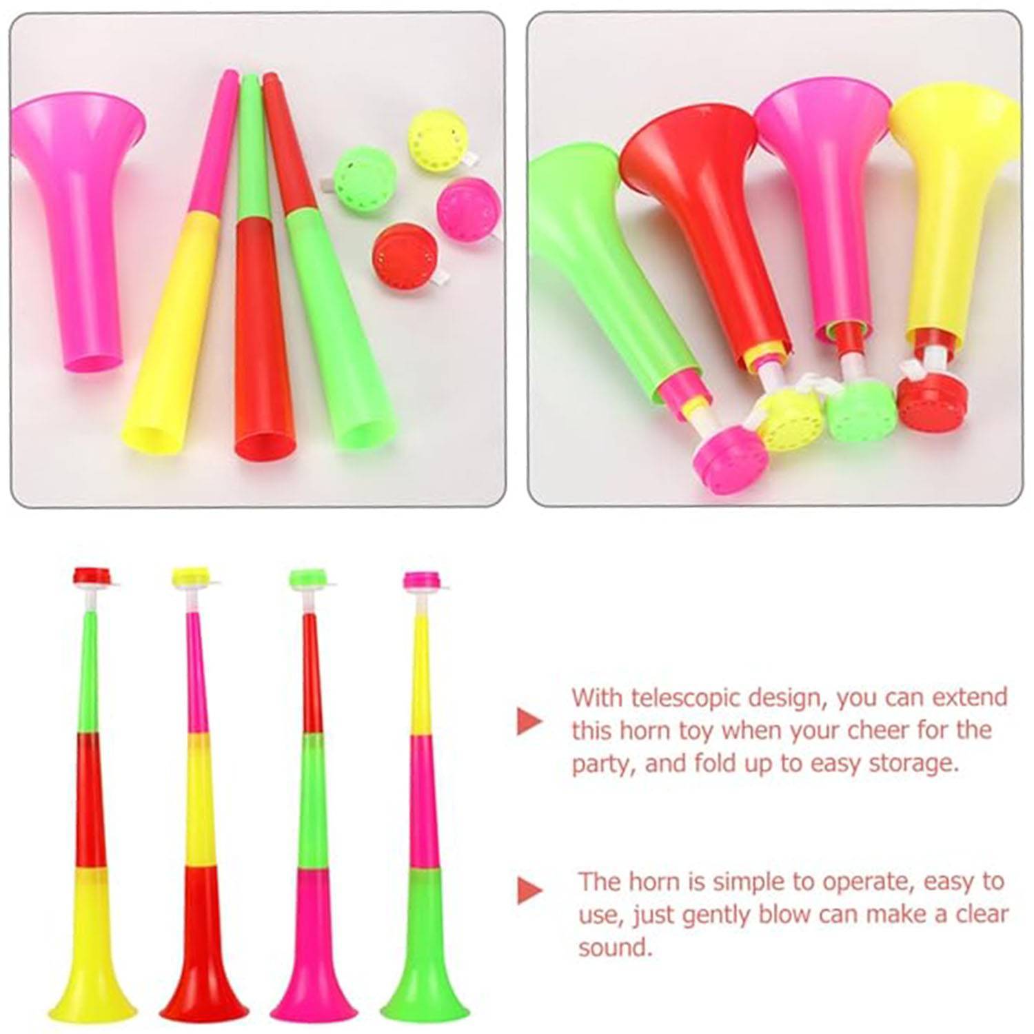 Plastic Collapsible Stadium Horn 8