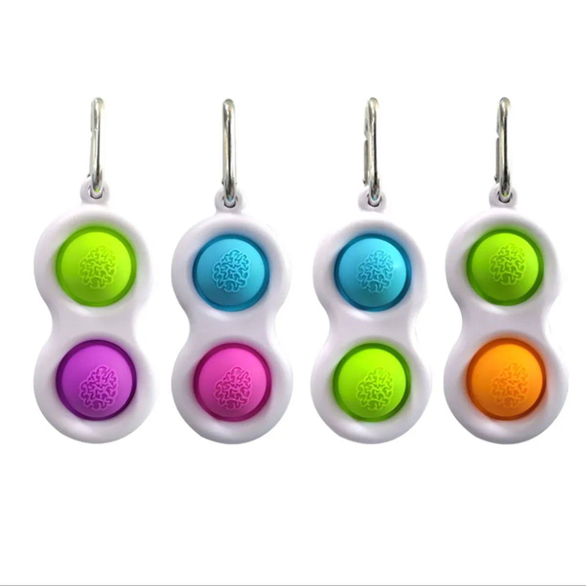 Mini Fidget Release Stress pop Toys Lovely Bags Keychain 3