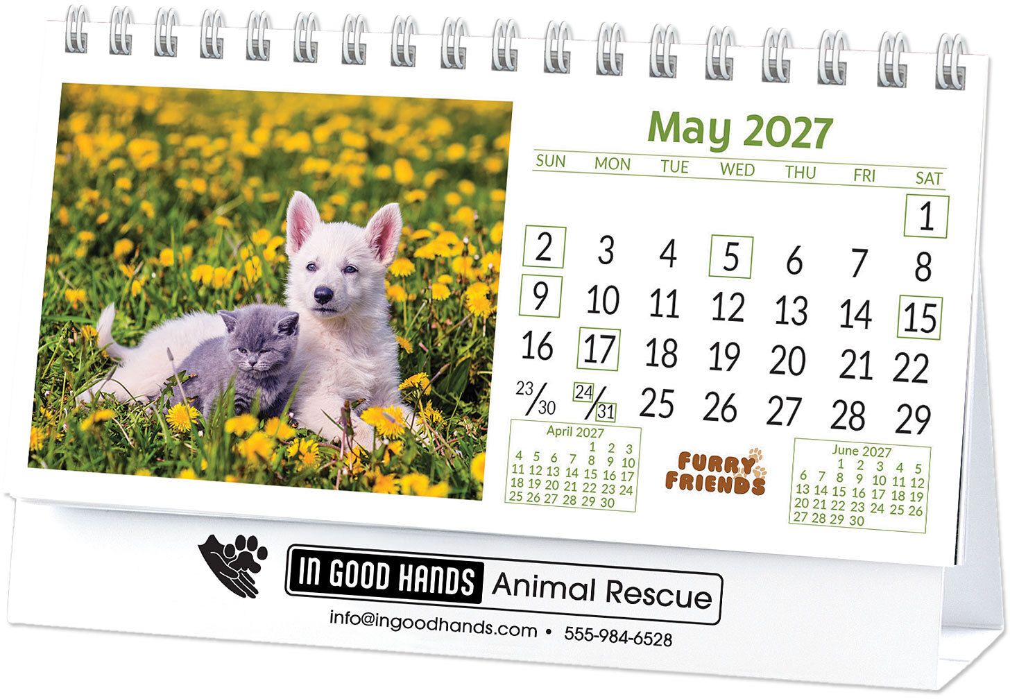 FURRY FRIENDS DESK CALENDAR 15