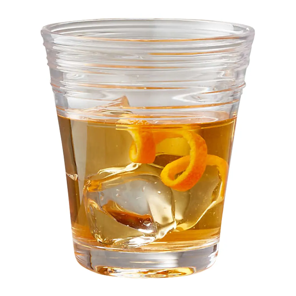 14oz. Acrylic Swirl Double Old-Fashioned Glass 4