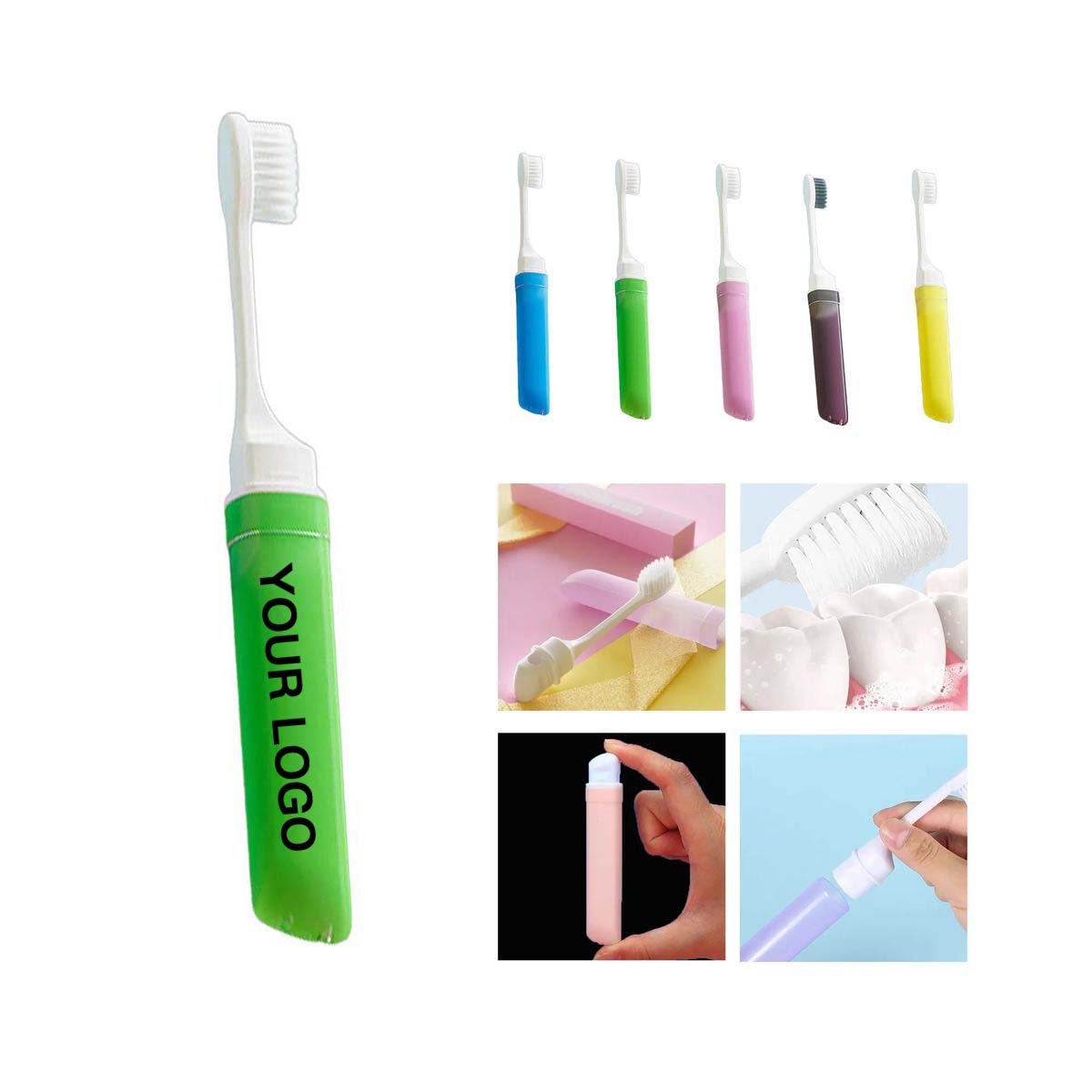 Folding Toothbrush for Business Trips and Vacations 1