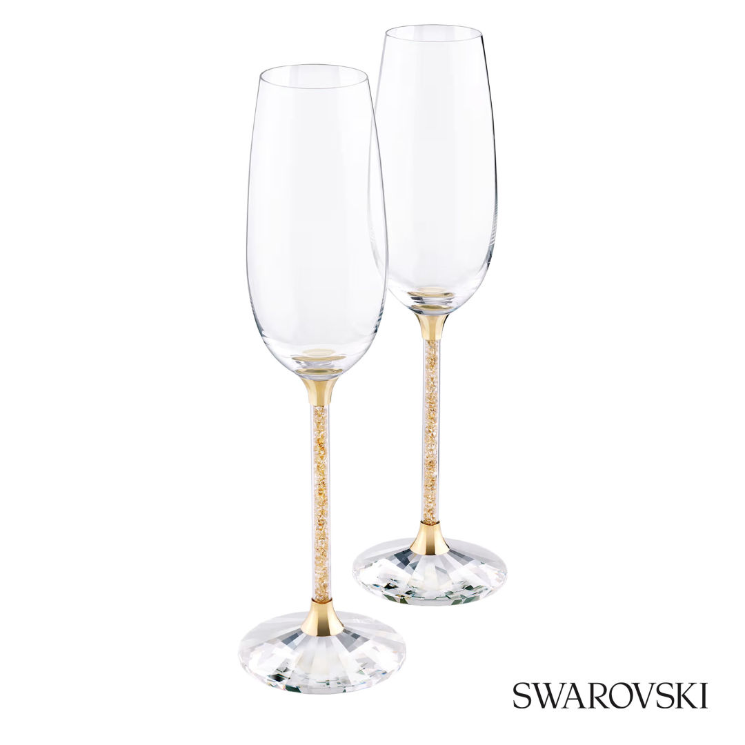 Swarovski® Crystalline Toasting Flutes (Set of 2) 6