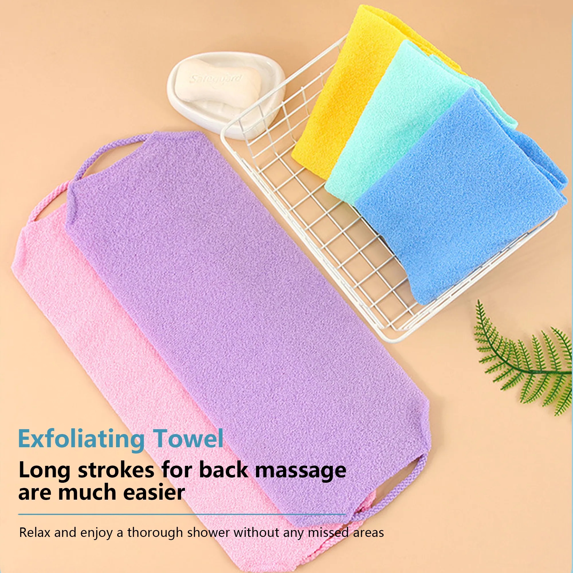 Extra Length Scrub Towel 8