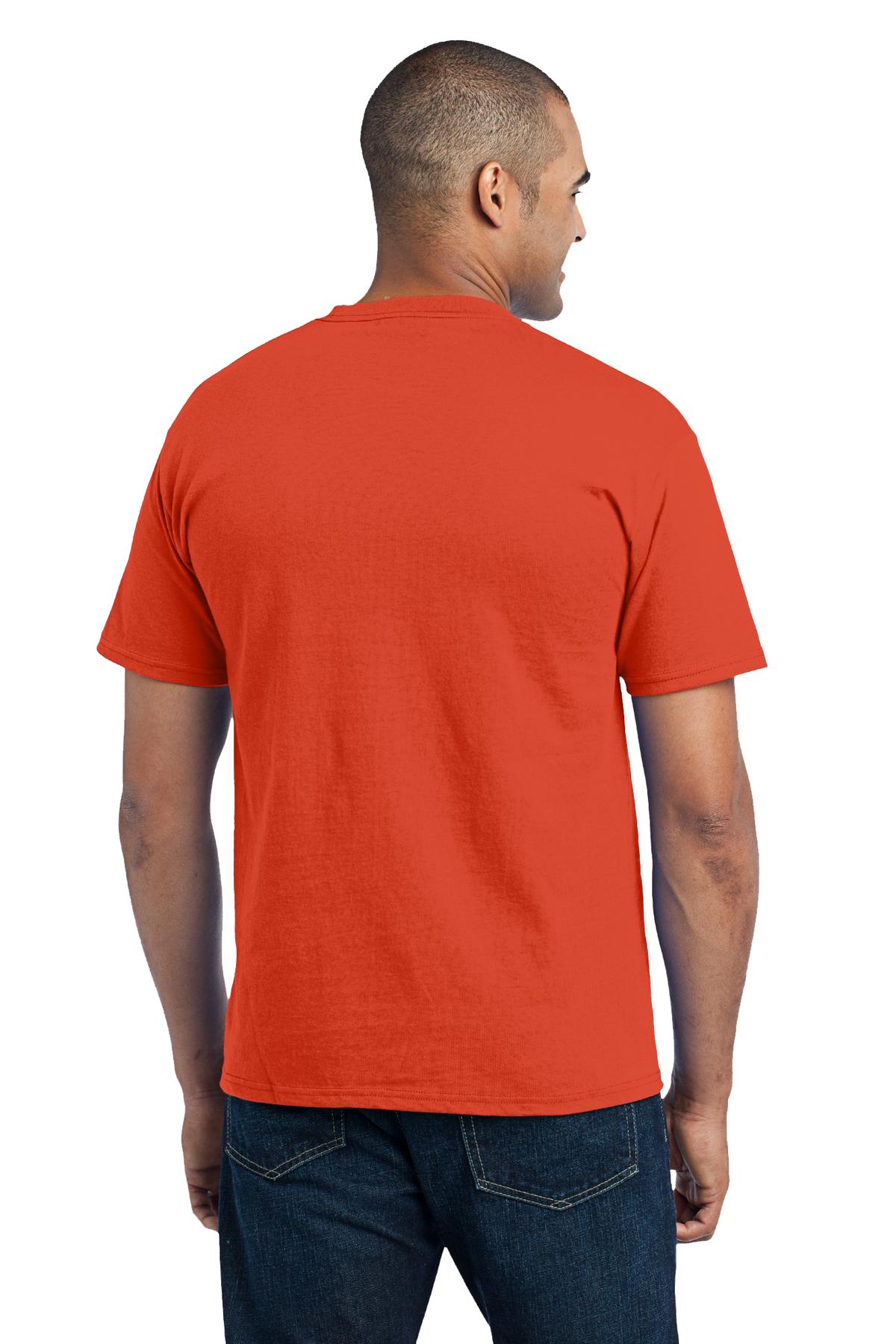 Port & Co Core Blend Pocket Tee. PC55P 47